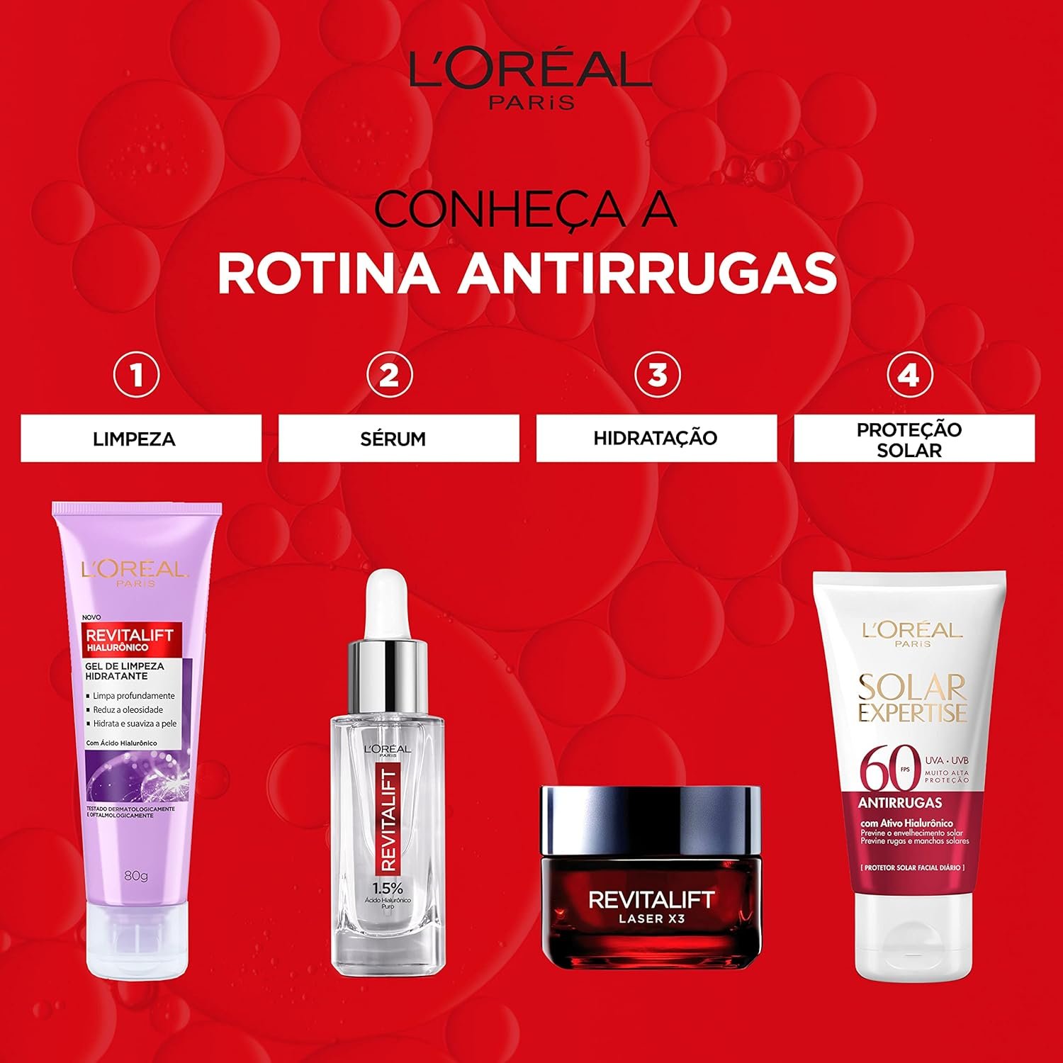 L'Oréal Paris Revitalift Laser X3 50ml Creme Anti-Idade com Pro-Xylane e Ácido Hialurônico - Imagem 3