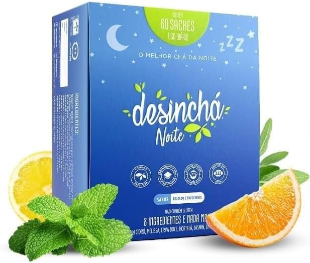 Chá Noturno Relaxante Desinchá – Ritual Natural para Sono e Bem-Estar