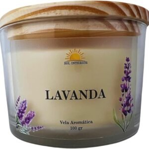 Vela Aromática de Lavanda Relaxante - Ritual Noturno de Calma e Bem-Estar