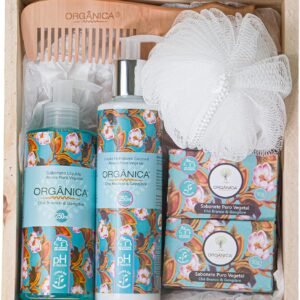 Orgânica Kit Banho Diário Chá Branco e Gengibre Cuidados Corporais