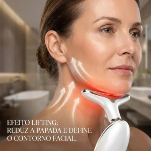 Massageador Facial Rejuvenescedor com Vibração Relaxante