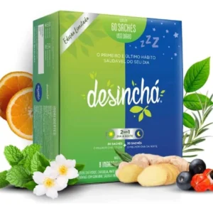 Chá Funcional Diurno e Noturno Desinchá – Ritual de Relaxamento e Equilíbrio Feminino