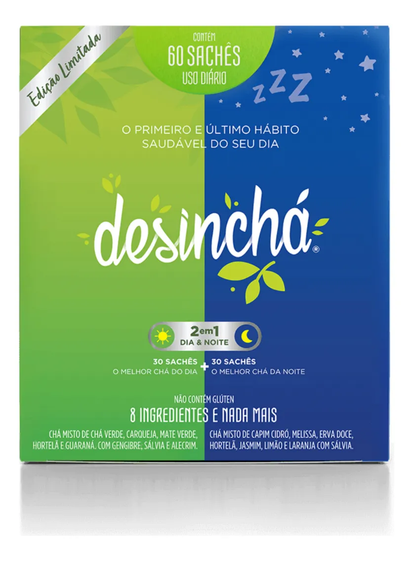 Chá Funcional Diurno e Noturno Desinchá – Ritual de Relaxamento e Equilíbrio Feminino - Imagem 4