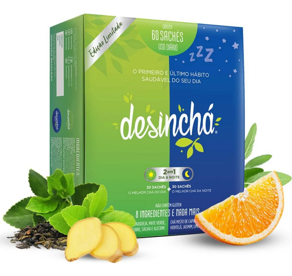 Chá Funcional Diurno e Noturno Desinchá – Ritual de Relaxamento e Equilíbrio Feminino - Imagem 5