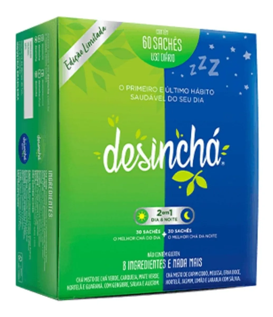 Chá Funcional Diurno e Noturno Desinchá – Ritual de Relaxamento e Equilíbrio Feminino - Imagem 6